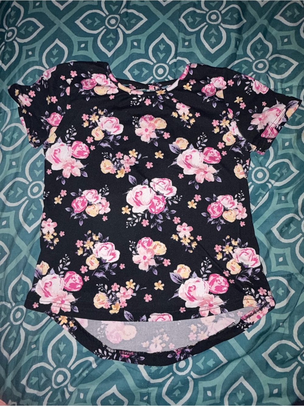 Girls Btween floral top size 8.